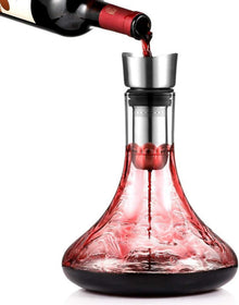Kristallglas Wein Dekanter mit Aerator und Filter 1800ml