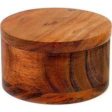 Holz Salzbehälter mit Drehdeckel für Küche & Esszimmer