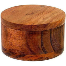 Holz Salzbehälter mit Drehdeckel für Küche & Esszimmer
