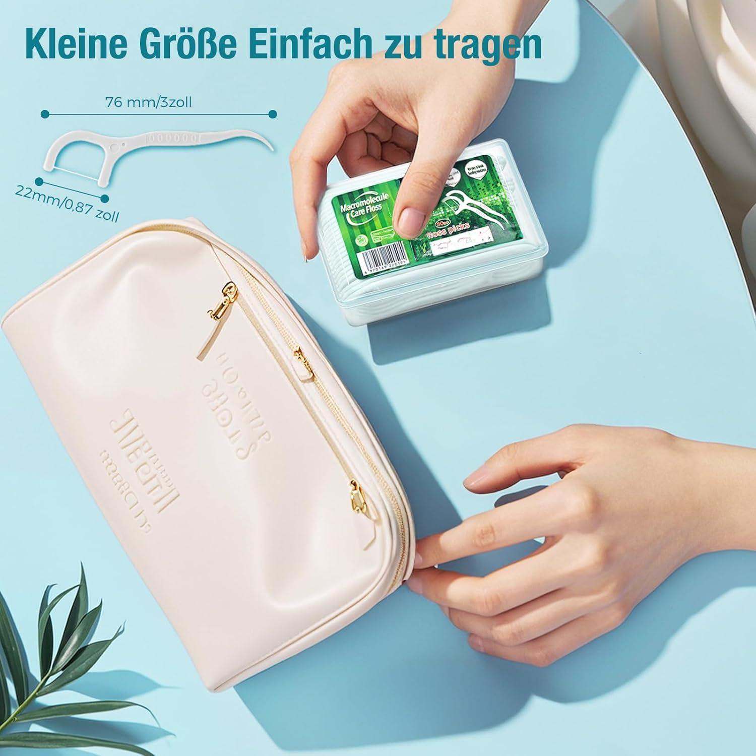 Dental Floss 340 Stück Zahnseide Sticks Zahnstocher Stick Y-Form