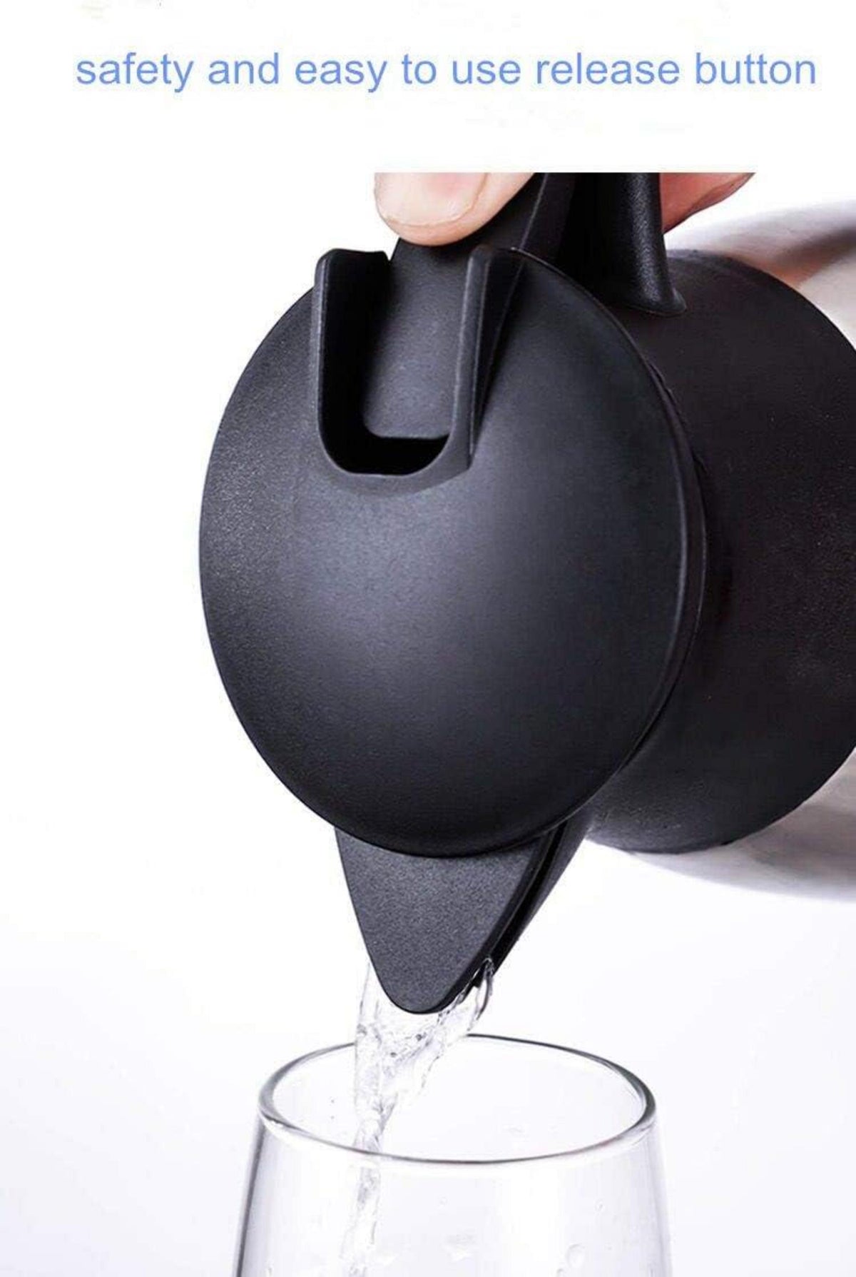 Thermoskanne 2l Edelstahl Isolierkanne Tee Kaffee Karaffe 24h