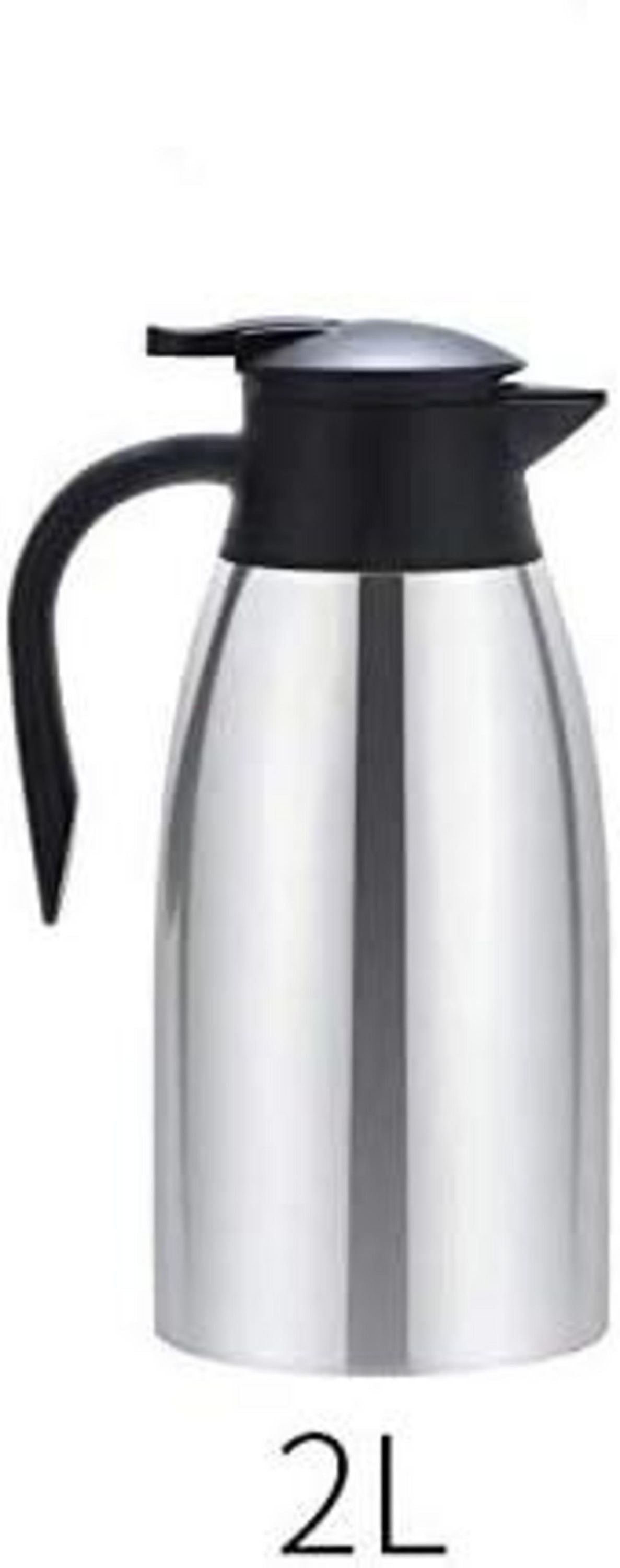 Isolierkanne 2l Edelstahl Thermoskanne Tee Kaffee 24h