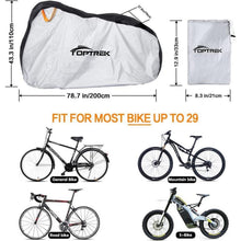 Toptrek Fahrradabdeckung 210T Oxford Wasserdicht 200x110x70