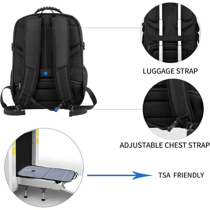 KROSER Laptop Rucksack Herren 18.4 Zoll Wasserdicht