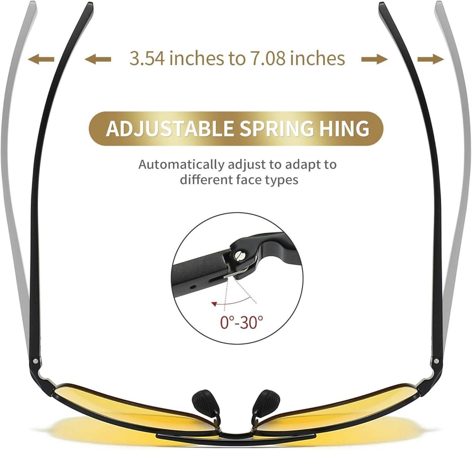 Polarisierte Sonnenbrille Herren UV400 Rechteckig Sungait - CAT 3