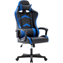 Ergonomischer Gaming Stuhl mit verstellbarem Kopf- und
