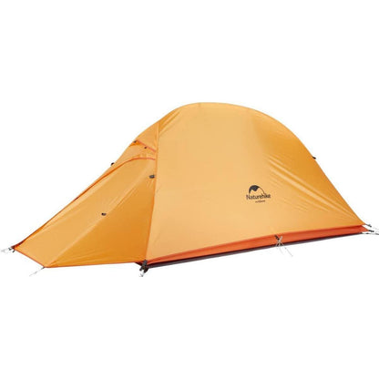 Leichtes 1-Personen Kuppelzelt Orange 210T Wasserdicht