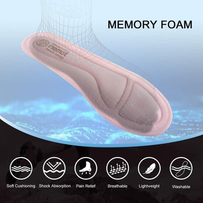 Memory Foam Einlegesohlen Damen Rosa Gr. 39