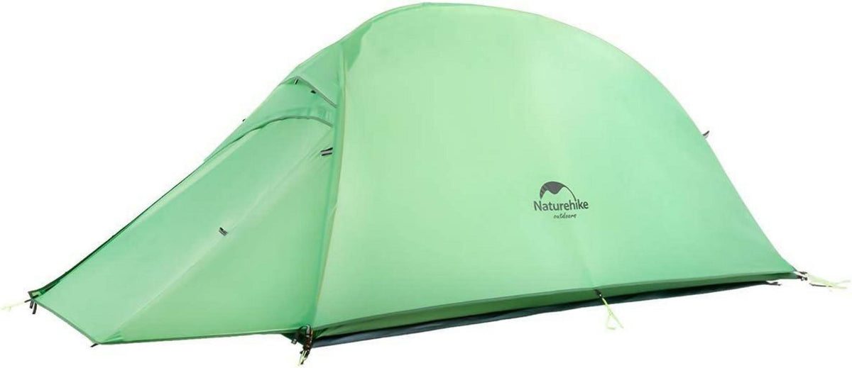 Leichtes 1-Personen Rucksackzelt wasserdicht 210T Grün J2021