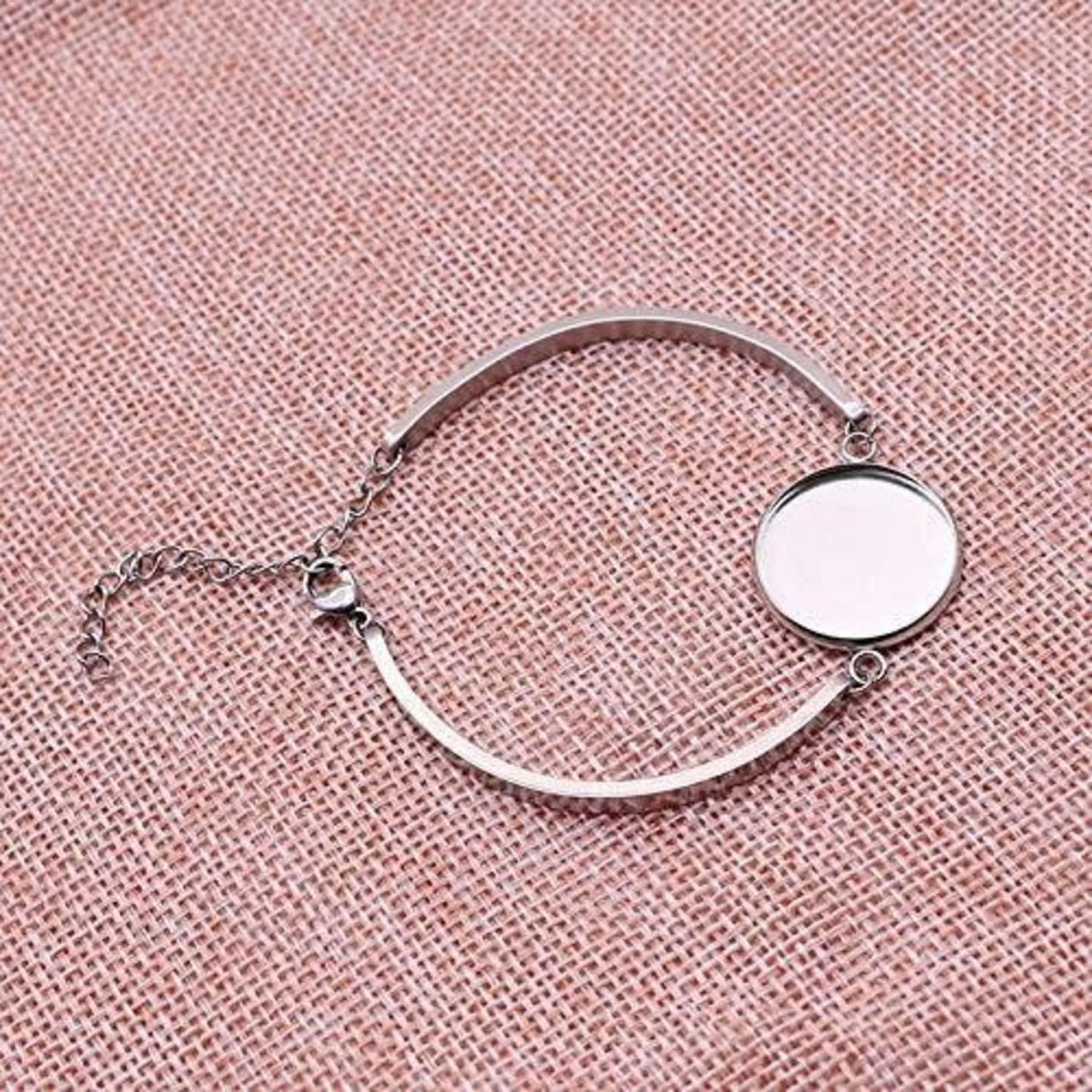 DIY Schmuckset Armband mit Cabochon & Tablett
