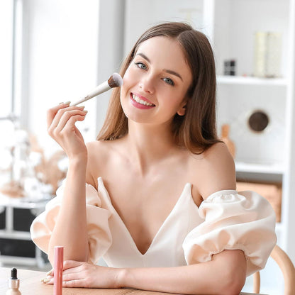 14-teiliges Makeup Pinselset mit Reiniger & Schwamm