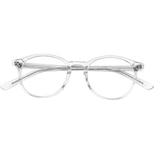 Vintage Runder Brillenrahmen Nerdbrille Retro Klare Linse