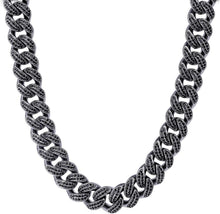 Iced Out Cuban Link Chain 12mm Panzerkette Herren