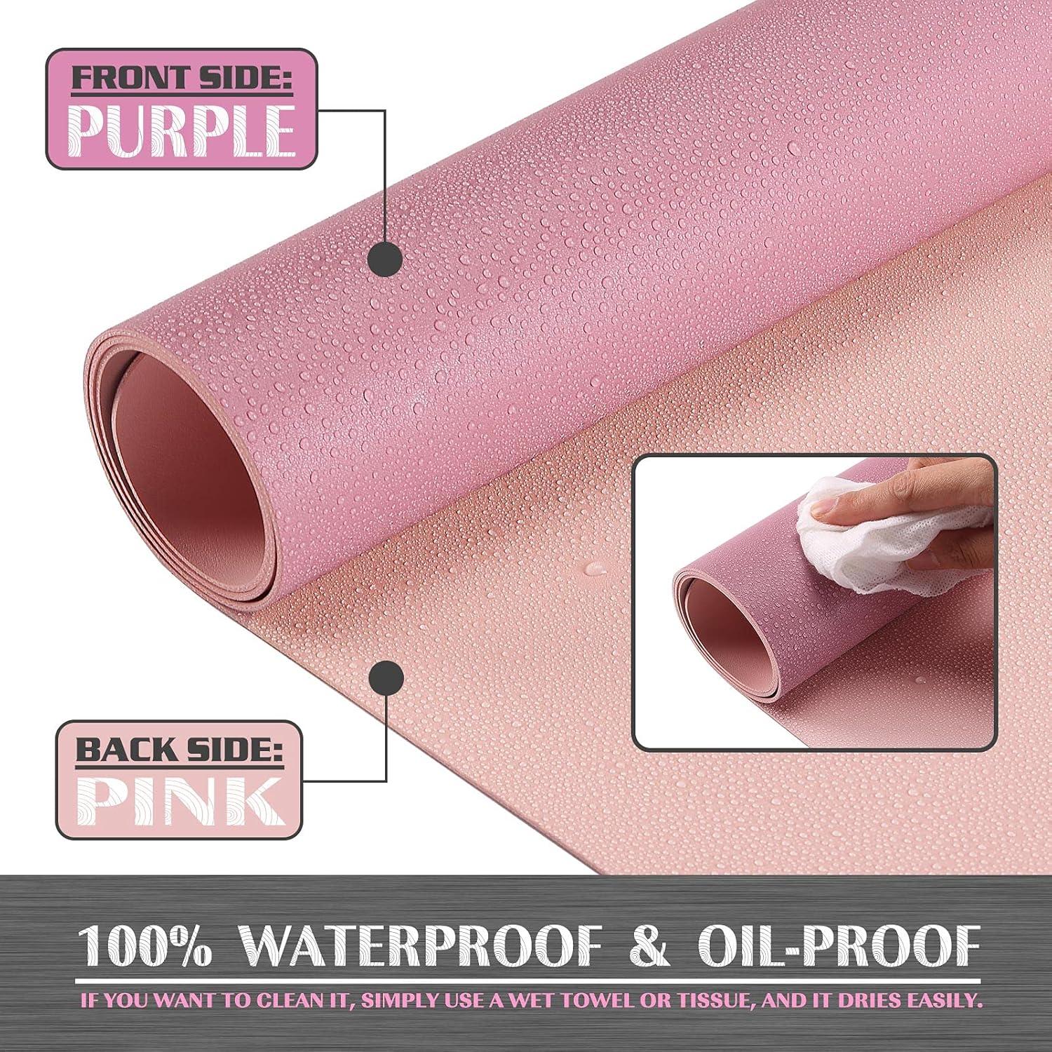 Wasserdichte Schreibtischunterlage 80x40cm PVC doppelseitig