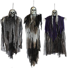 3er Set Halloween Sensenmann Dekoration für Spukhaus & Garten