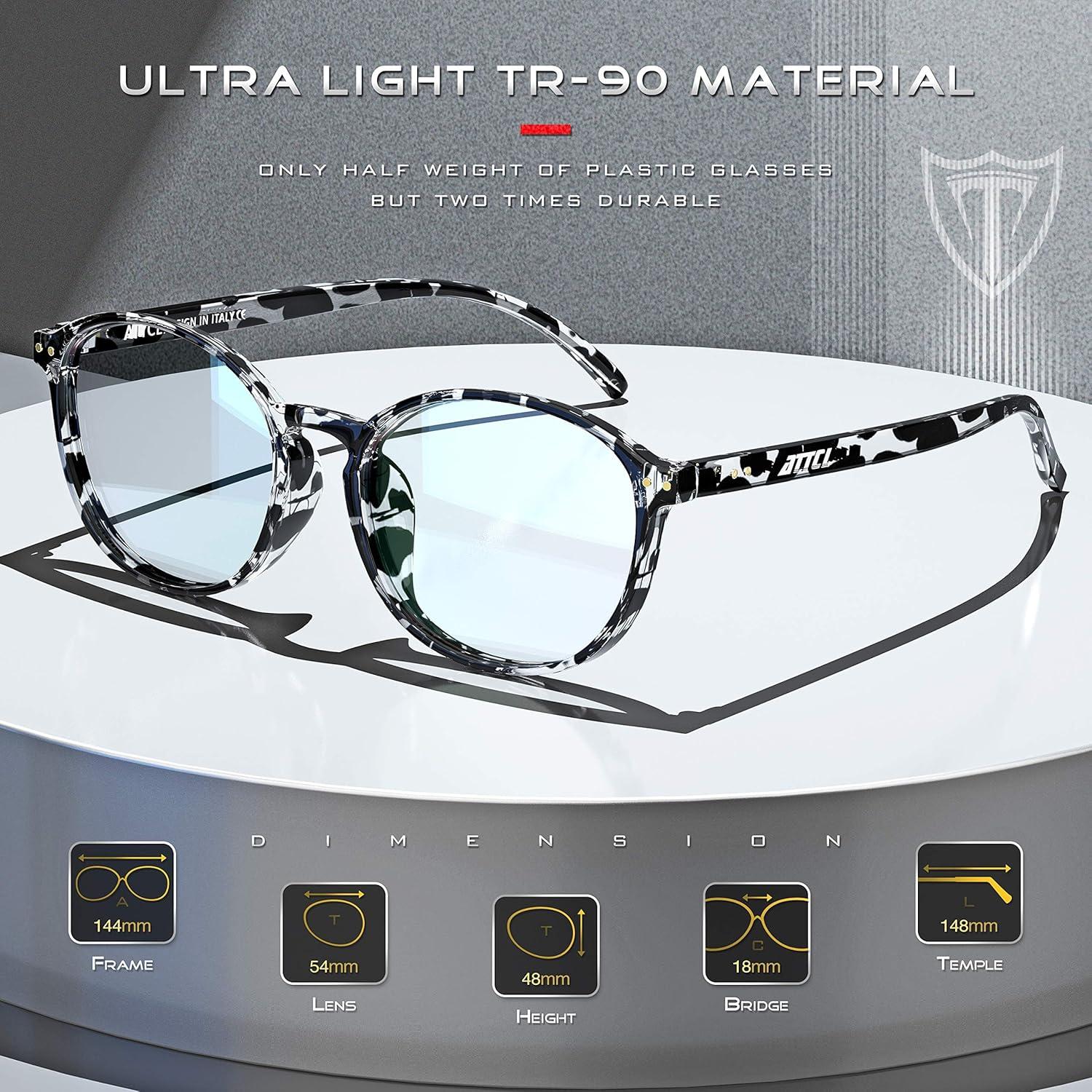 ATTCL Unisex Blaulichtfilter Brille UV-Block Gaming