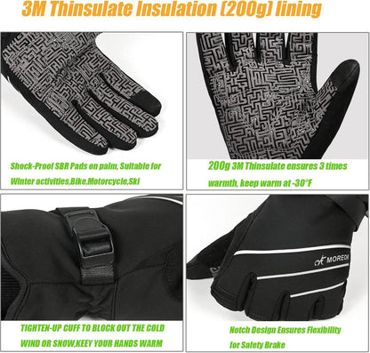 Winterhandschuhe -30°F 3M Thinsulate Skihandschuhe Wasserdicht