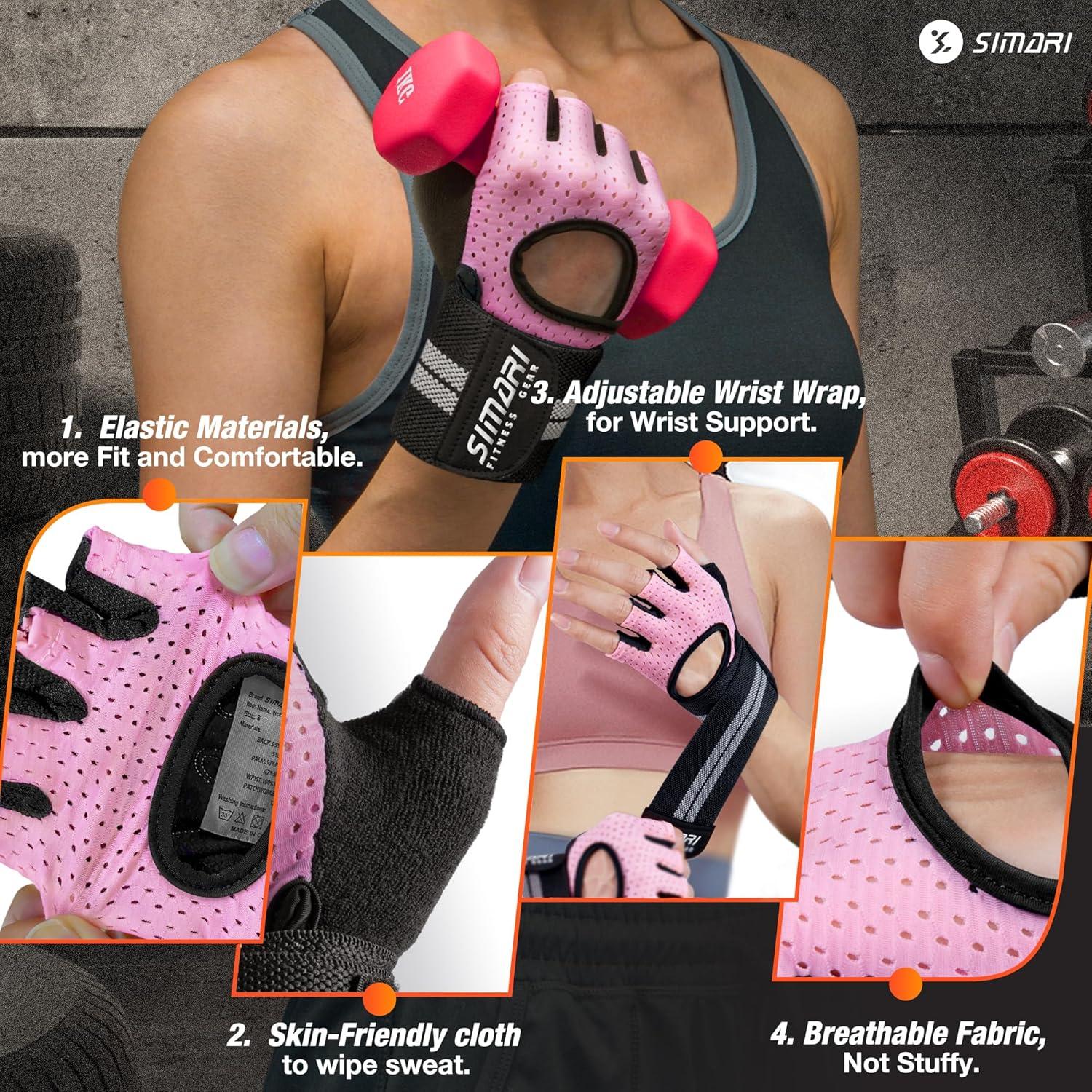 SIMARI Trainingshandschuhe für Männer Frauen volles Finger Gewichtheben Gym Fitness
