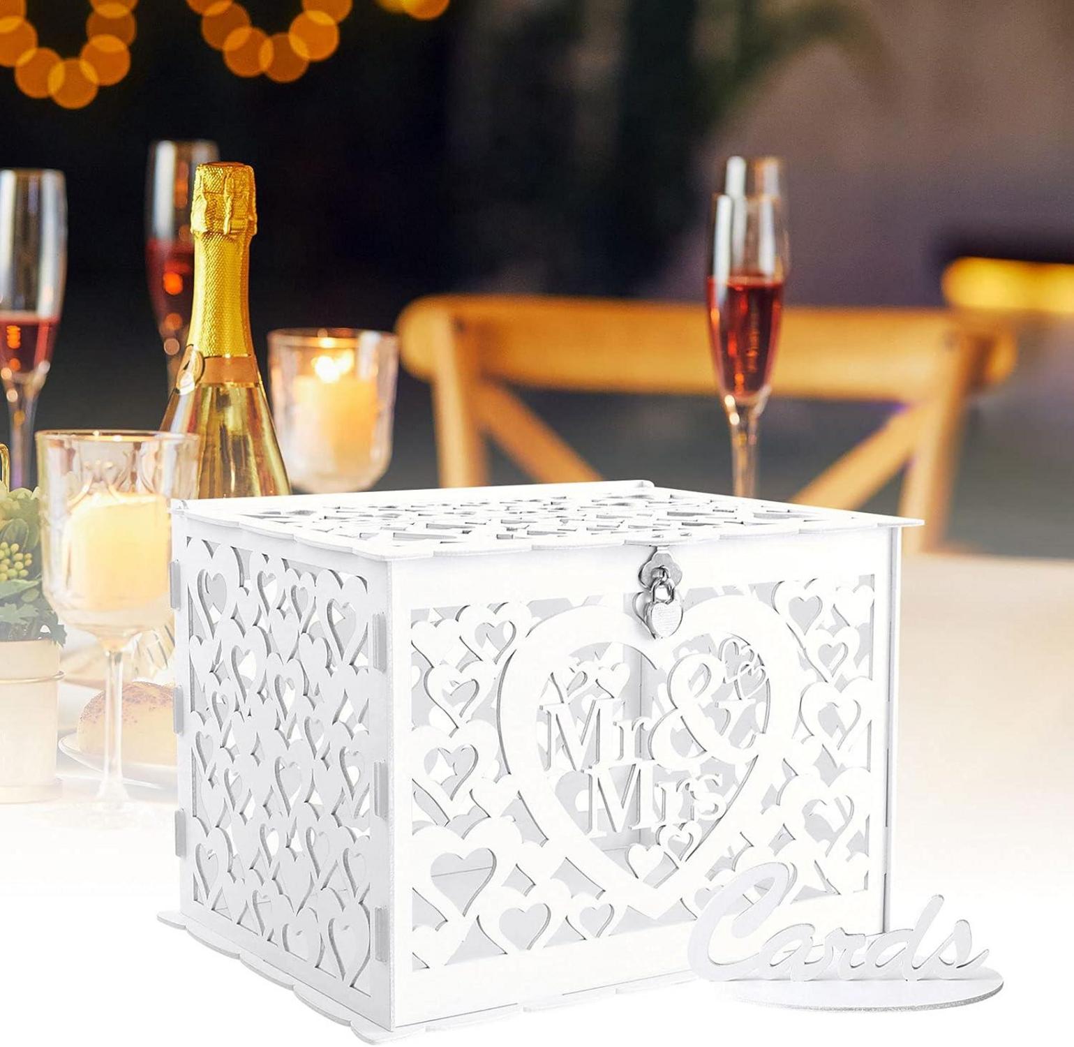 Hochzeit Geschenkkartenbox Vintage Holz Karten Geld Briefbox mit