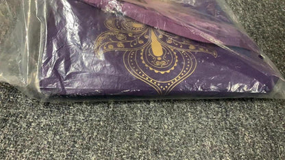 Yogatasche mit Lila Paisley Muster, wasserdicht & geräumig, verstellbarer Schultergurt