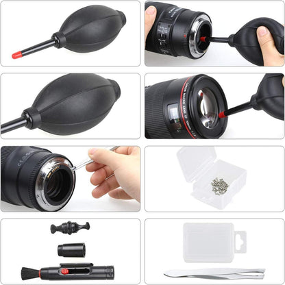 Kamera Reinigungsset 17-teilig für DSLR Objektive Filter Handys