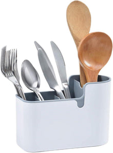Besteckablage 4-Fach mit Abtropfschale für Besteck Löffel Messer