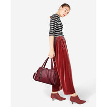 Damen Hobo Schultertasche PU-Leder Handtasche mit