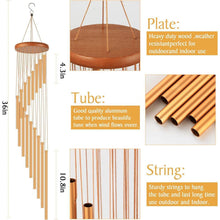 Hochwertiges Windspiel für Draußen 96cm Garten Tiefklang