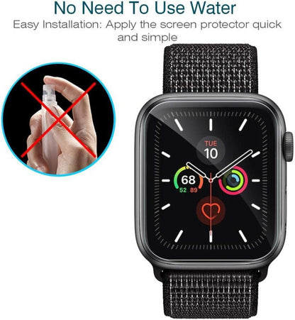 Schutzfolie für Apple Watch Series 8/7 45mm SE 2/6/5/4 44mm HD Klar