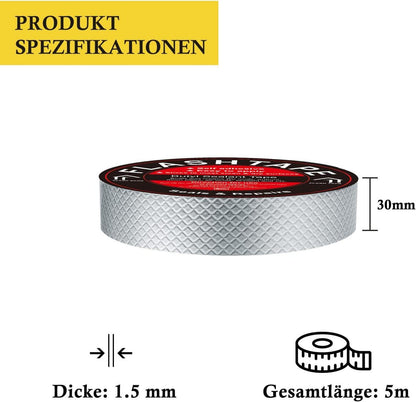 Wasserdichtes Butyl Klebeband 3cm x5m - Reparatur Panzertape