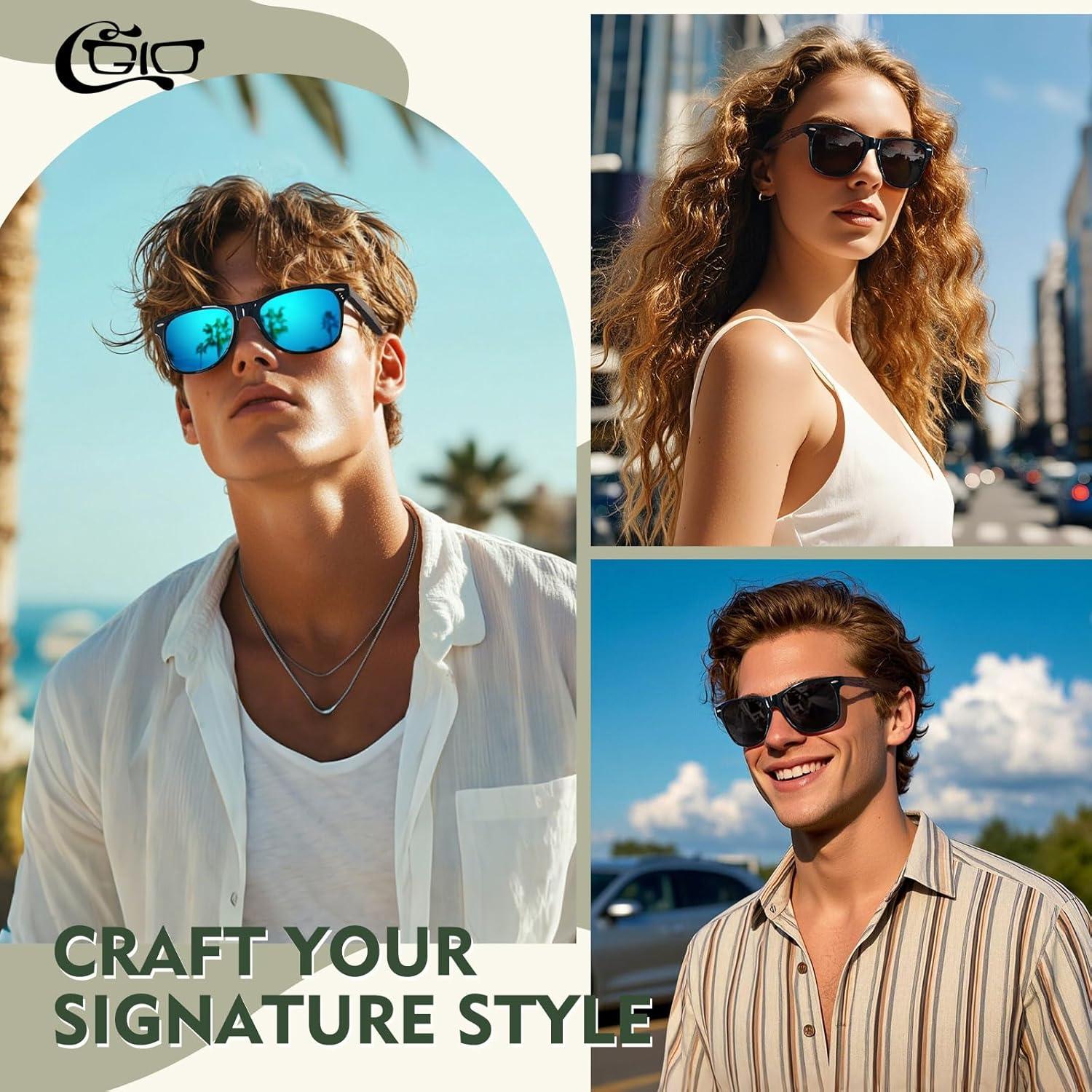 CGID Holz Sonnenbrille Walnuss Damen Herren Polarisiert