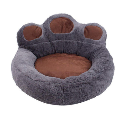 Bärentatze Hundebett Grau – Waschbar & Bequem (L)