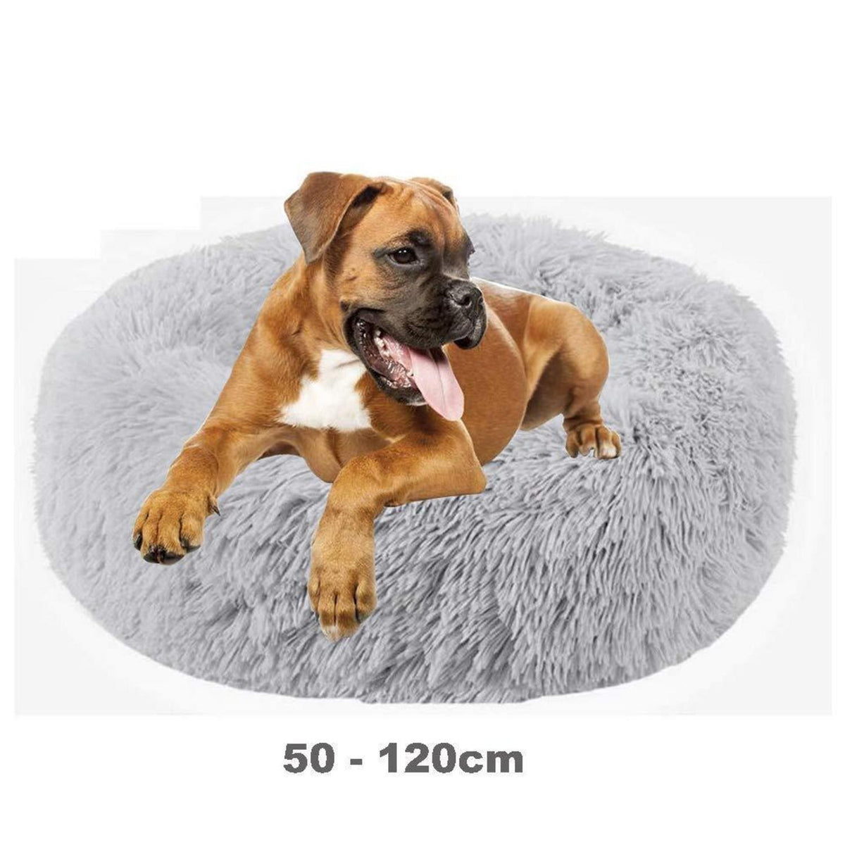 Deluxe Haustierbett Donut Cuddler für Hunde & Katzen, 110cm