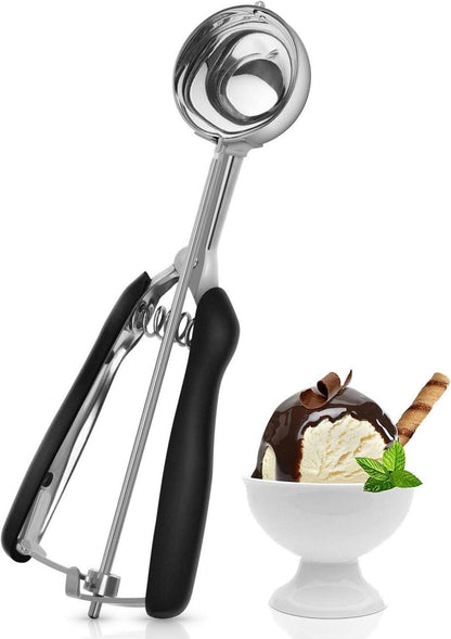 Eisportionierer Edelstahl Auslöser Obst Eis Kartoffelpüree Teig