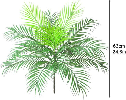 Künstlicher tropischer Palmblattbusch Areca Palm 63 cm Grün
