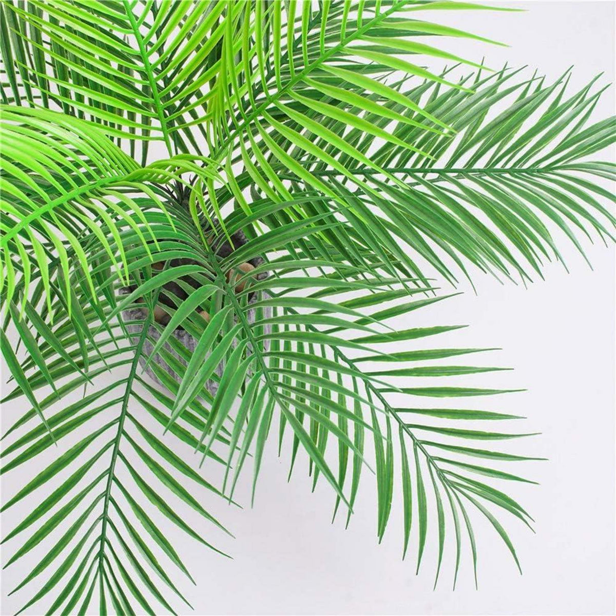 Künstlicher Tropischer Palmblattbusch 63 cm 15 Blätter