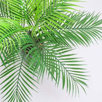 Künstlicher Tropischer Palmblattbusch 63 cm 15 Blätter