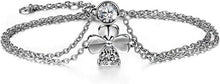 925 Sterlingsilber Armband mit Zirkonia Anhänger für Damen