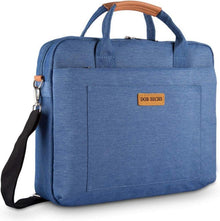 15.6 Zoll Laptoptasche Aktentasche Schultertasche Tragetasche Blau