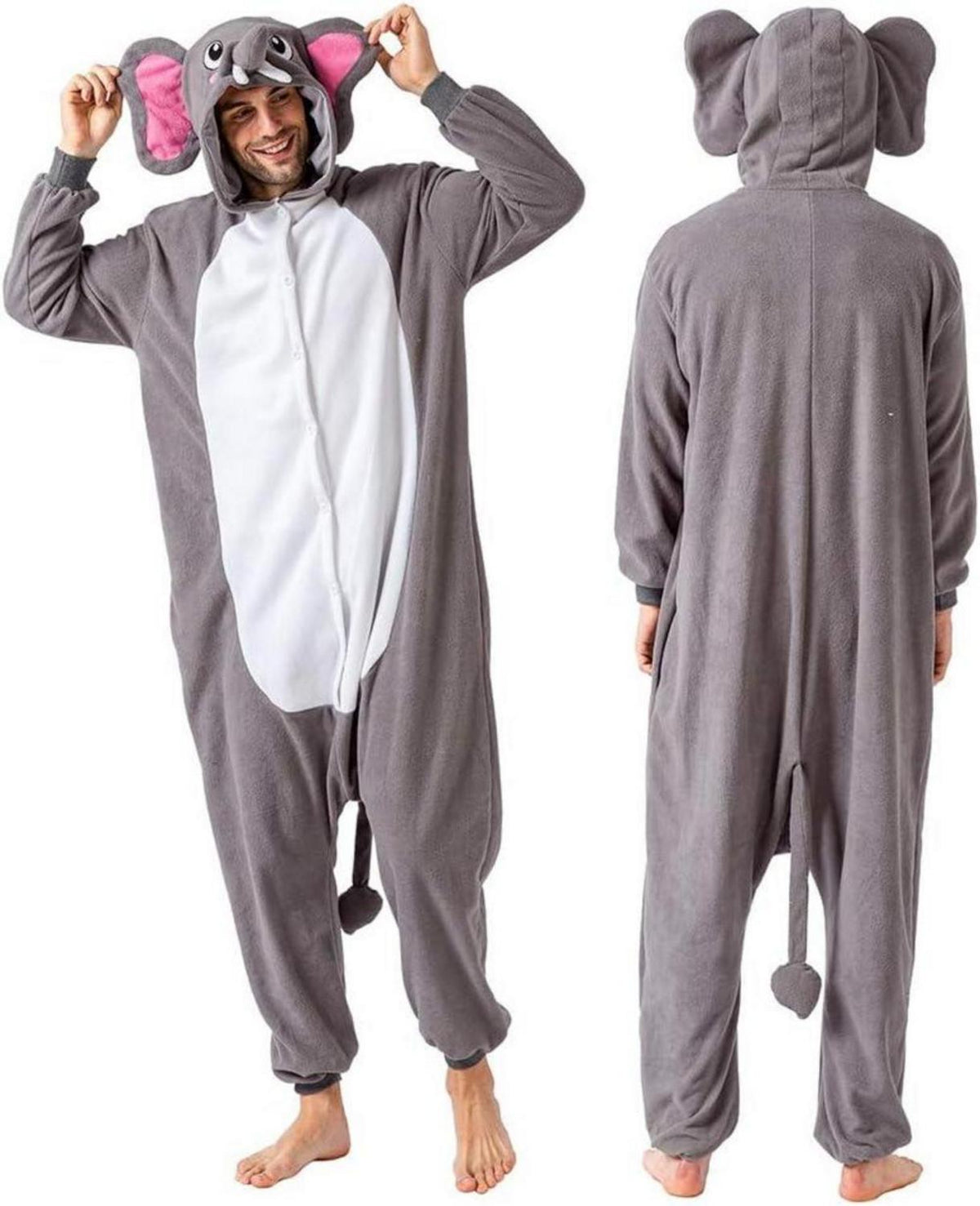 Spooktacular Creations Unisex Elefant Tier Kostüm Onesie XL Grün