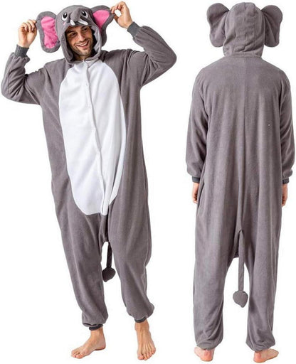 Spooktacular Creations Unisex Elefant Tier Kostüm Onesie XL Grün