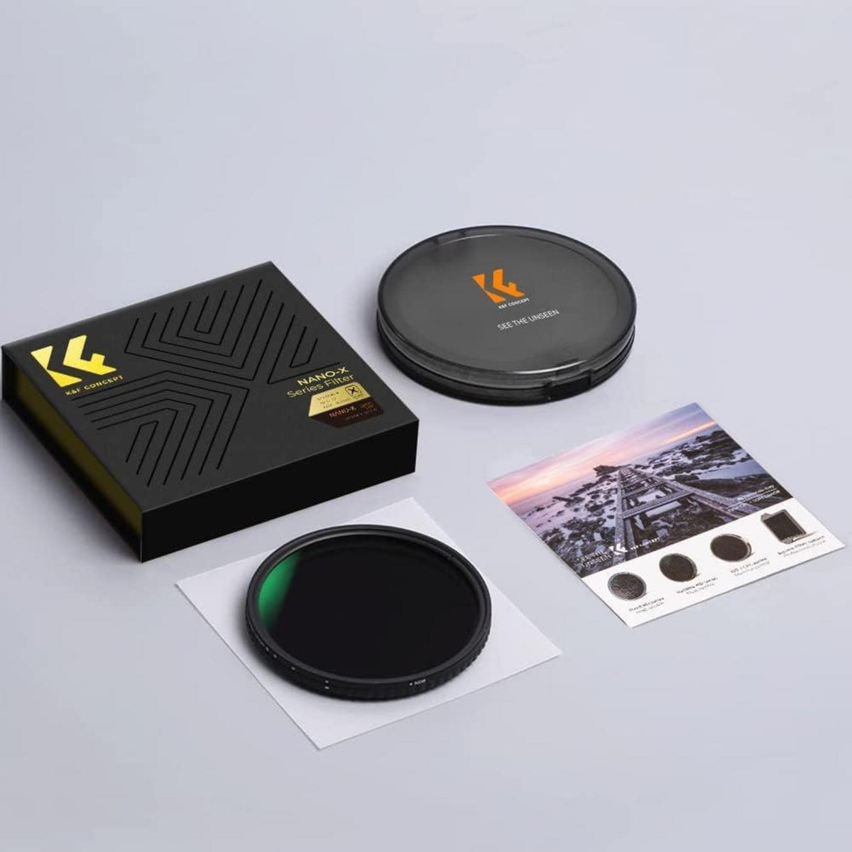 Variabler ND-Filter 49mm ND2-32 für Landschafts- & Videografie