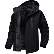 Herren Winter Skijacke Fleece Gefüttert Wasserdicht