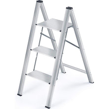 Aluminium Stufenleiter mit Handlauf, rutschfeste