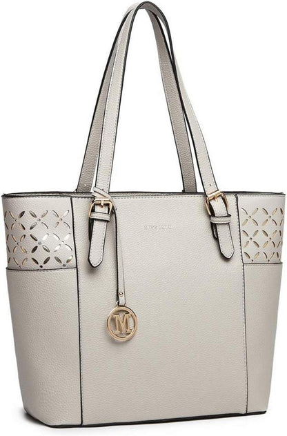 Elegante Damen Handtasche mit Laser-Gravur - Groß & vielseitig