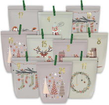 Adventskalender zum selber basteln 24 Weihnachtstüten Selbstbefüllen