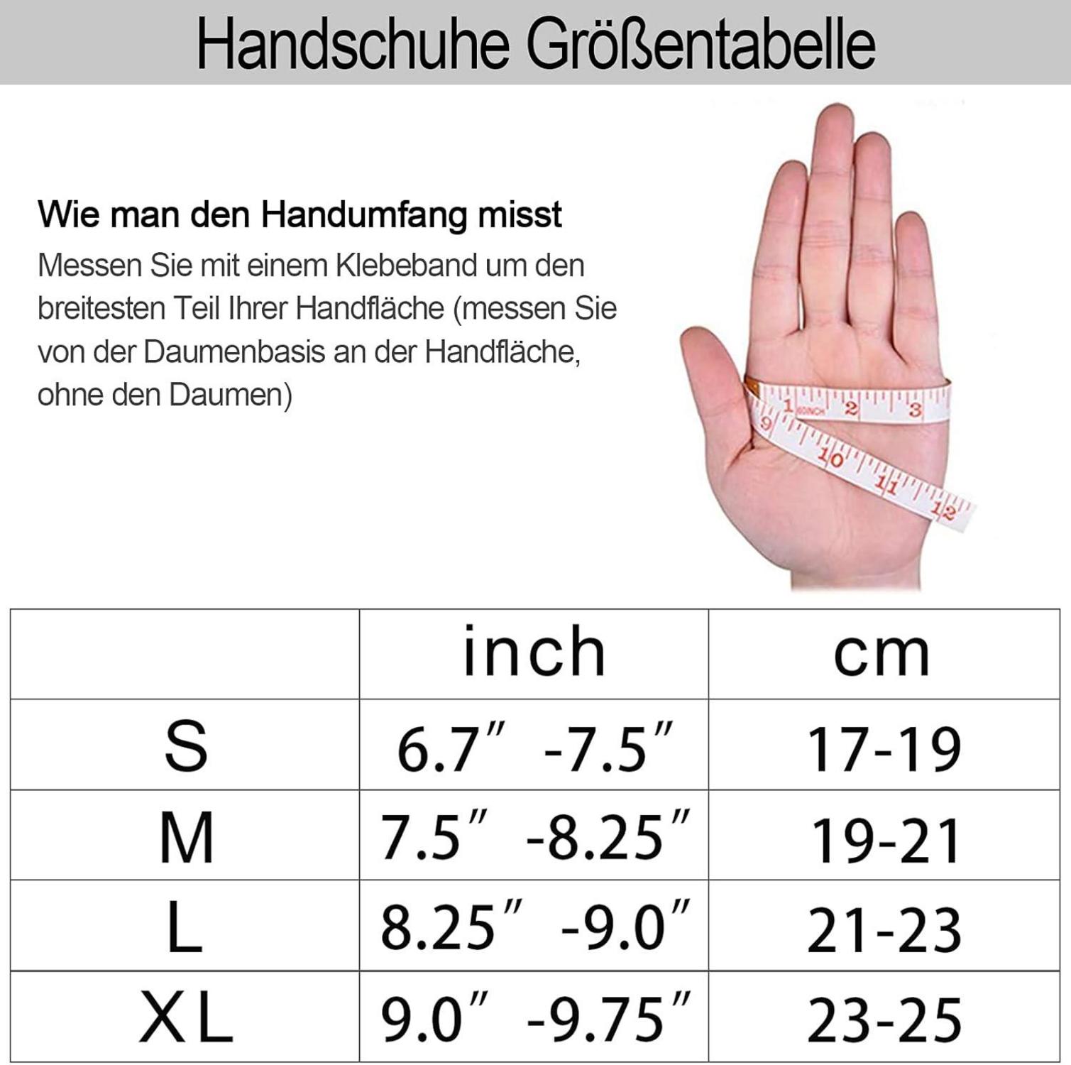 CEVAPRO Winterhandschuhe Wasserdicht Touchscreen Winddicht