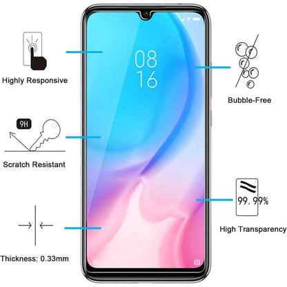 Panzer Schutz Glas Xiaomi Mi A3 3 Stk. 9H Härte Ultra-klar