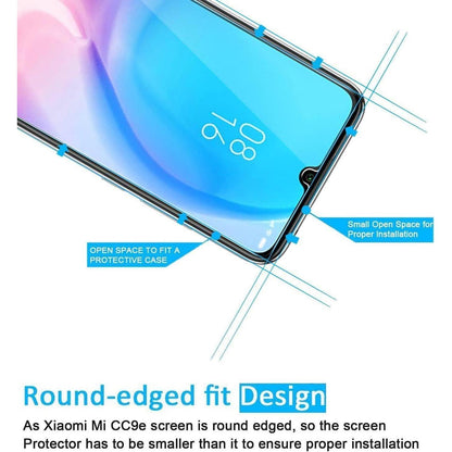 Panzer Schutz Glas Xiaomi Mi A3 3 Stk. 9H Härte Ultra-klar
