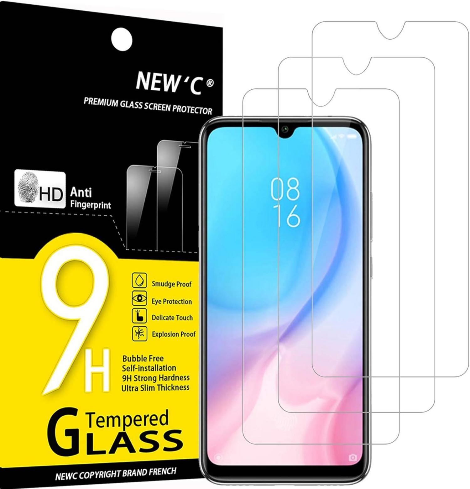 Panzer Schutzglas für Xiaomi Mi A3, 3er Pack, 9H Härte